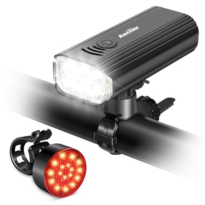 Super Bright USB Rechargeable Bike Light Set - Morrowden
