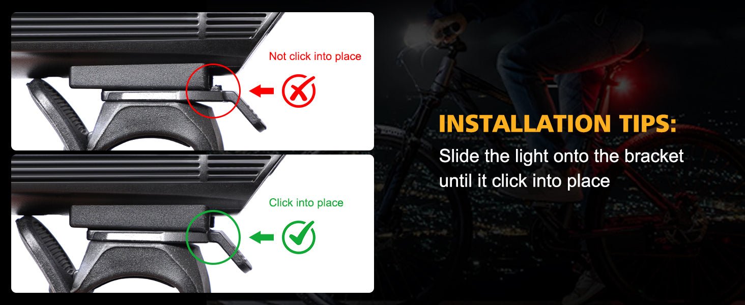 Super Bright USB Rechargeable Bike Light Set - Morrowden