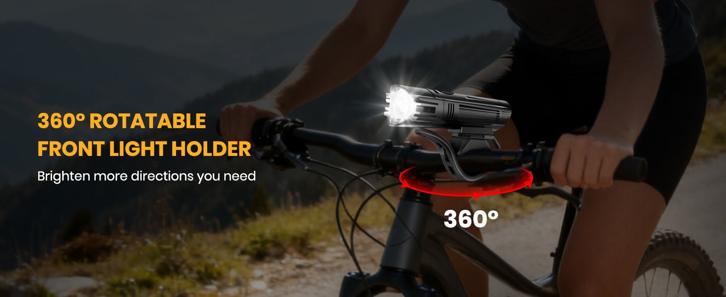 Super Bright USB Rechargeable Bike Light Set - Morrowden