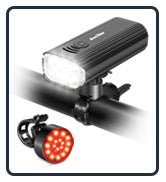 Super Bright USB Rechargeable Bike Light Set - Morrowden
