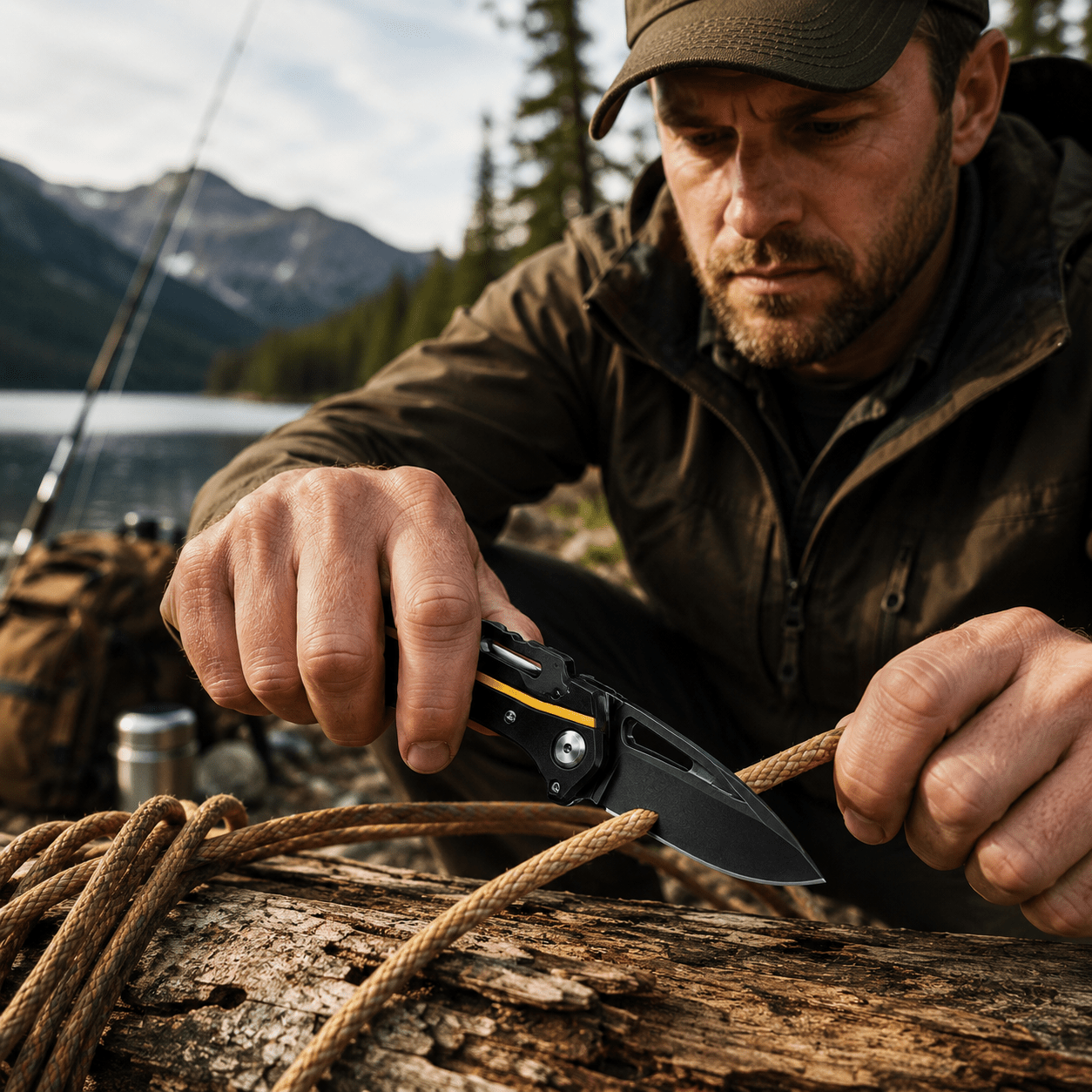 Tactical Folding Knife – Compact EDC Blade - Morrowden