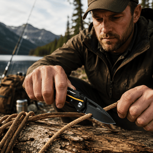 Tactical Folding Knife – Compact EDC Blade - Morrowden