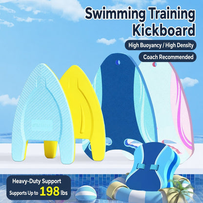 Triangular Swimming Kickboard for Kids & Adults – Beginner Buoyancy Training Aid - Morrowden