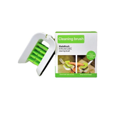 U-Shaped Dish Cleaning Brush – 360° Cutlery Scrubber for Forks, Knives, Chopsticks & Kitchen Utensils - Morrowden