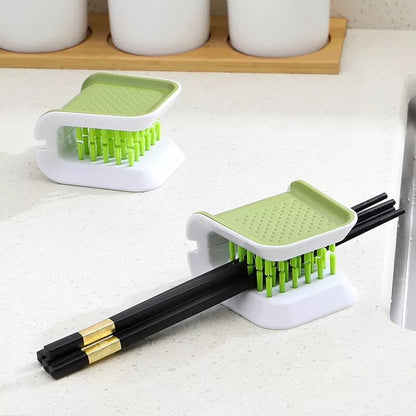 U-Shaped Dish Cleaning Brush – 360° Cutlery Scrubber for Forks, Knives, Chopsticks & Kitchen Utensils - Morrowden