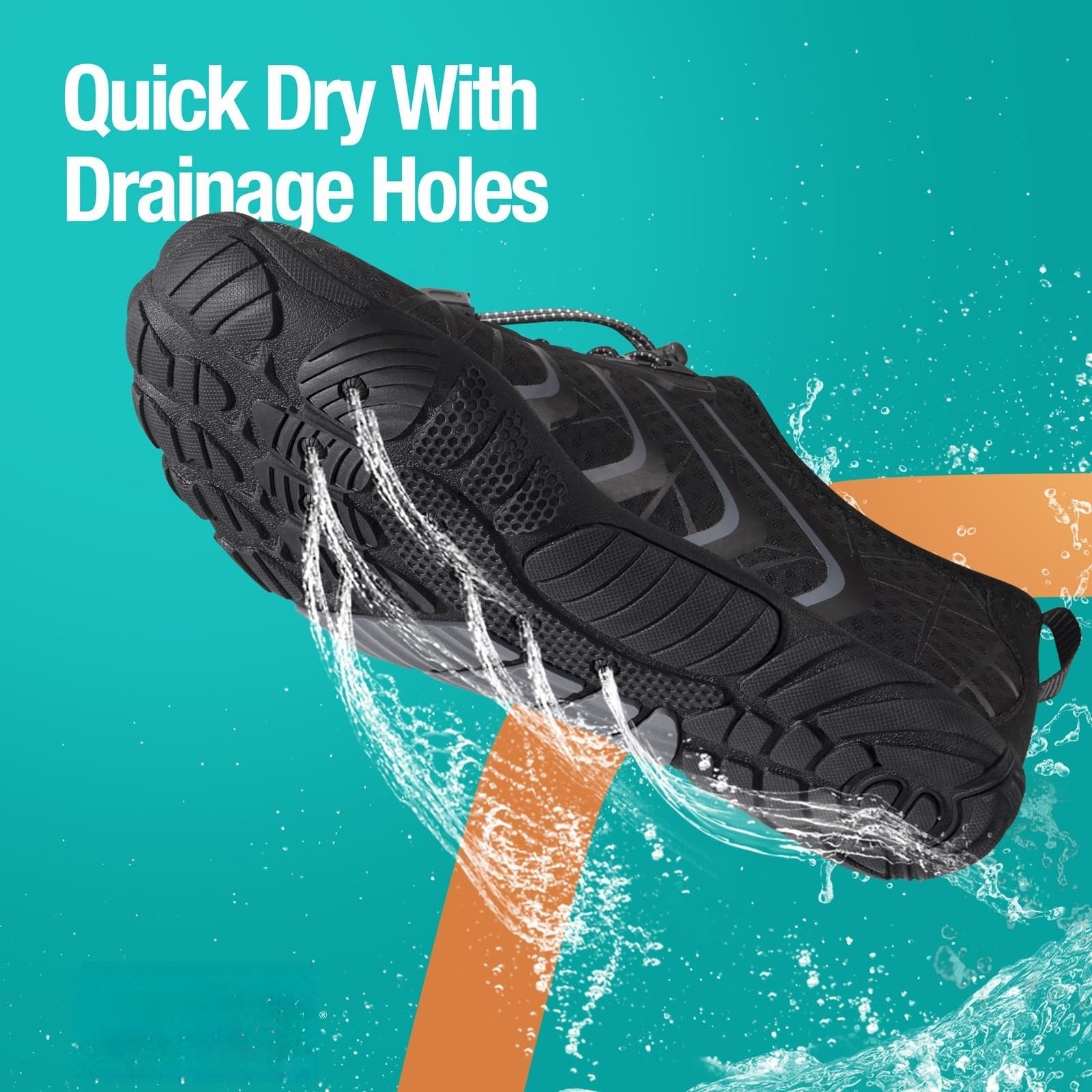 Water Shoes Men Women Adult Quick-Dry Aqua Sock Barefoot for Beach Swim River Pool Lake Hiking Kayaking Surfing - Morrowden