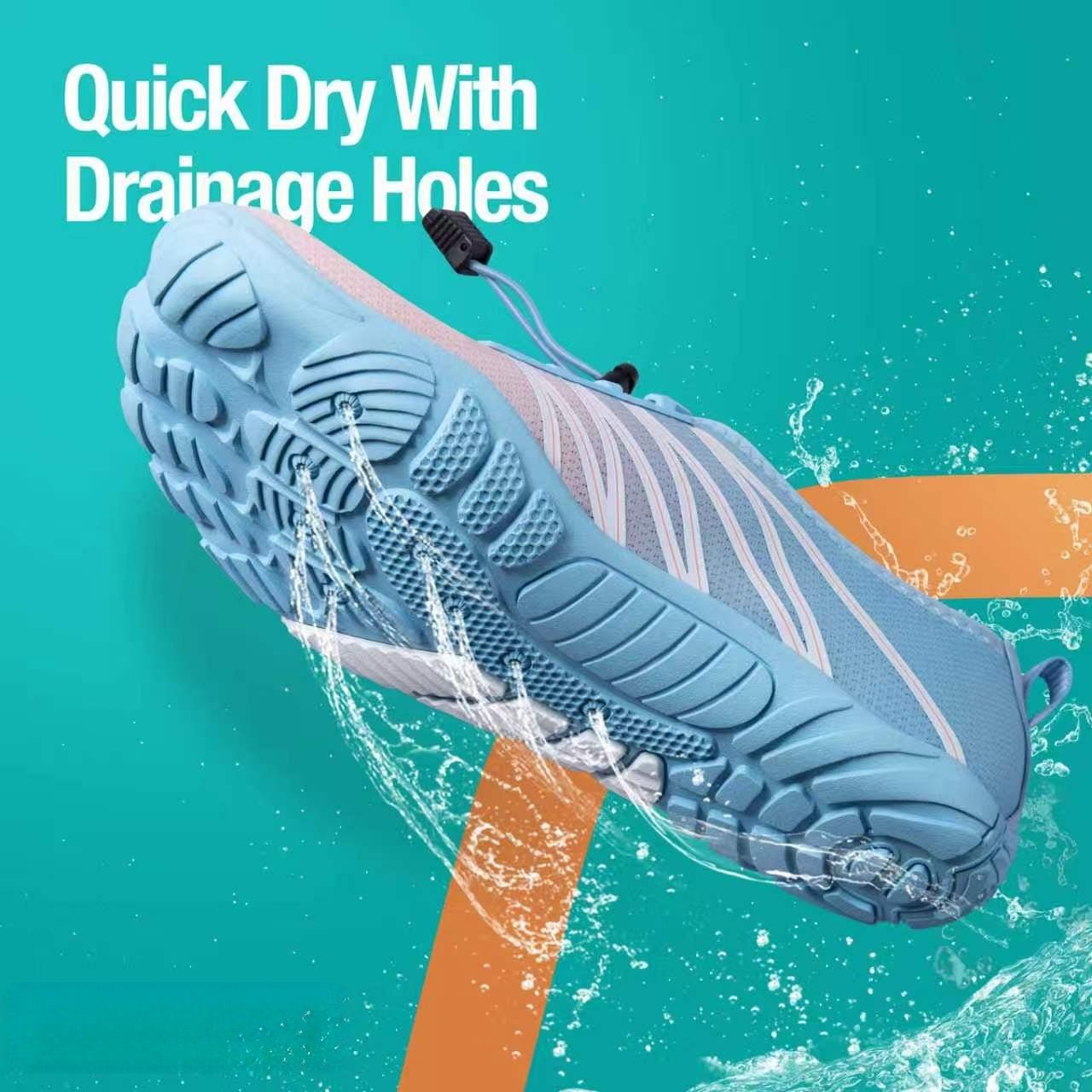 Water Shoes Men Women Adult Quick-Dry Aqua Sock Barefoot for Beach Swim River Pool Lake Hiking Kayaking Surfing - Morrowden