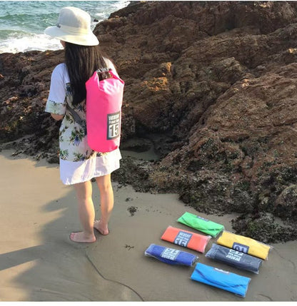 Waterproof Dry Bag Backpack – Lightweight PVC Roll Top Dry Sack for Kayaking, Camping, Hiking & Beach Adventures - Morrowden