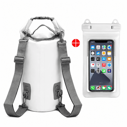 Waterproof Dry Bag Backpack – Lightweight PVC Roll Top Dry Sack for Kayaking, Camping, Hiking & Beach Adventures - Morrowden