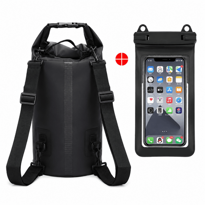 Waterproof Dry Bag Backpack – Lightweight PVC Roll Top Dry Sack for Kayaking, Camping, Hiking & Beach Adventures - Morrowden