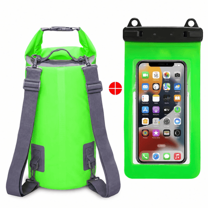 Waterproof Dry Bag Backpack – Lightweight PVC Roll Top Dry Sack for Kayaking, Camping, Hiking & Beach Adventures - Morrowden