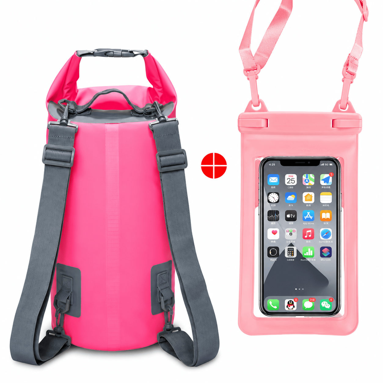 Waterproof Dry Bag Backpack – Lightweight PVC Roll Top Dry Sack for Kayaking, Camping, Hiking & Beach Adventures - Morrowden