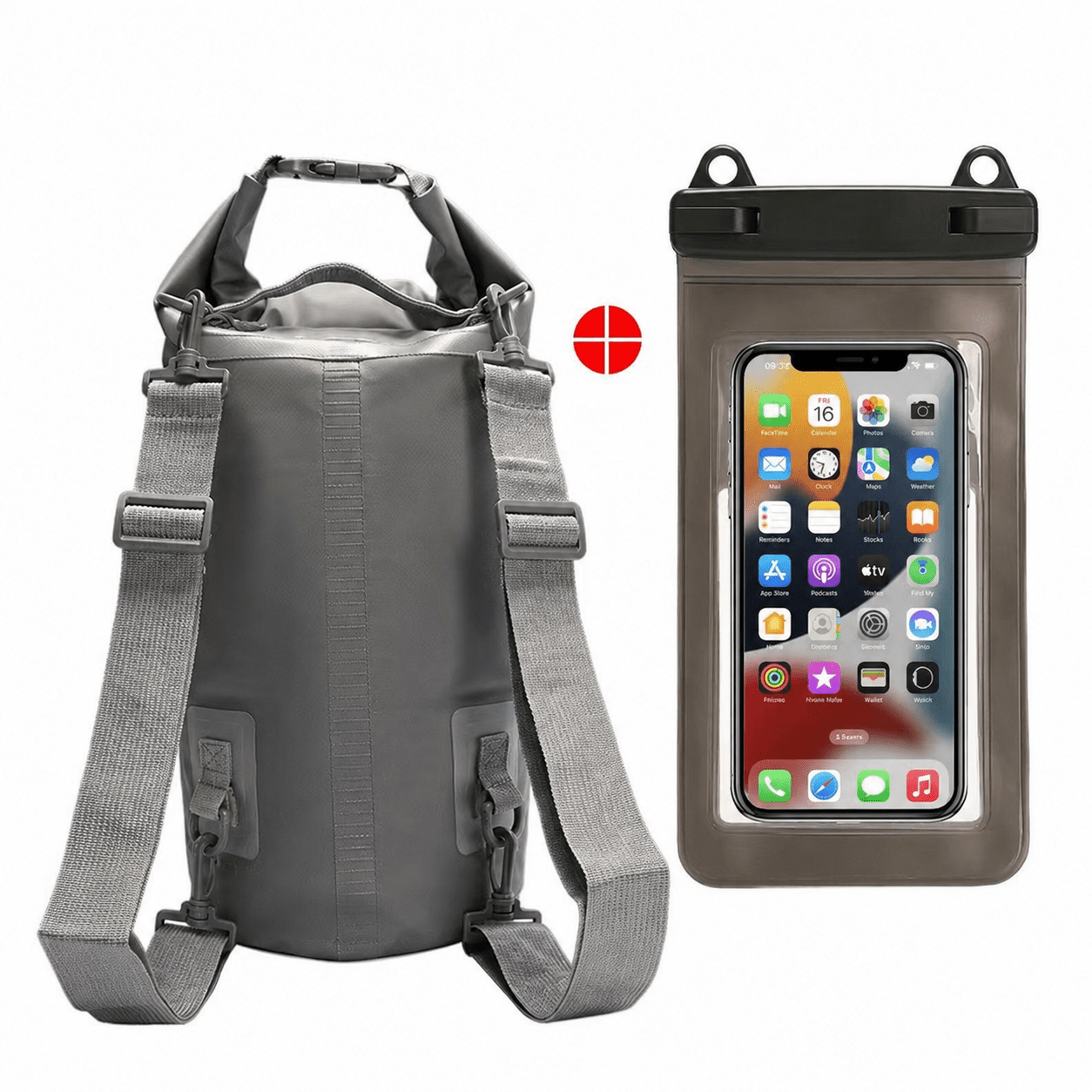 Waterproof Dry Bag Backpack – Lightweight PVC Roll Top Dry Sack for Kayaking, Camping, Hiking & Beach Adventures - Morrowden
