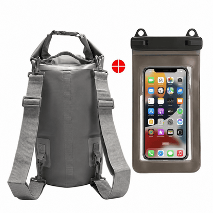 Waterproof Dry Bag Backpack – Lightweight PVC Roll Top Dry Sack for Kayaking, Camping, Hiking & Beach Adventures - Morrowden