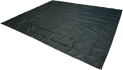 Waterproof Multipurpose Camping Tarp, Tear Resistant with Reinforced Edges, Protective Cover,Green - Morrowden