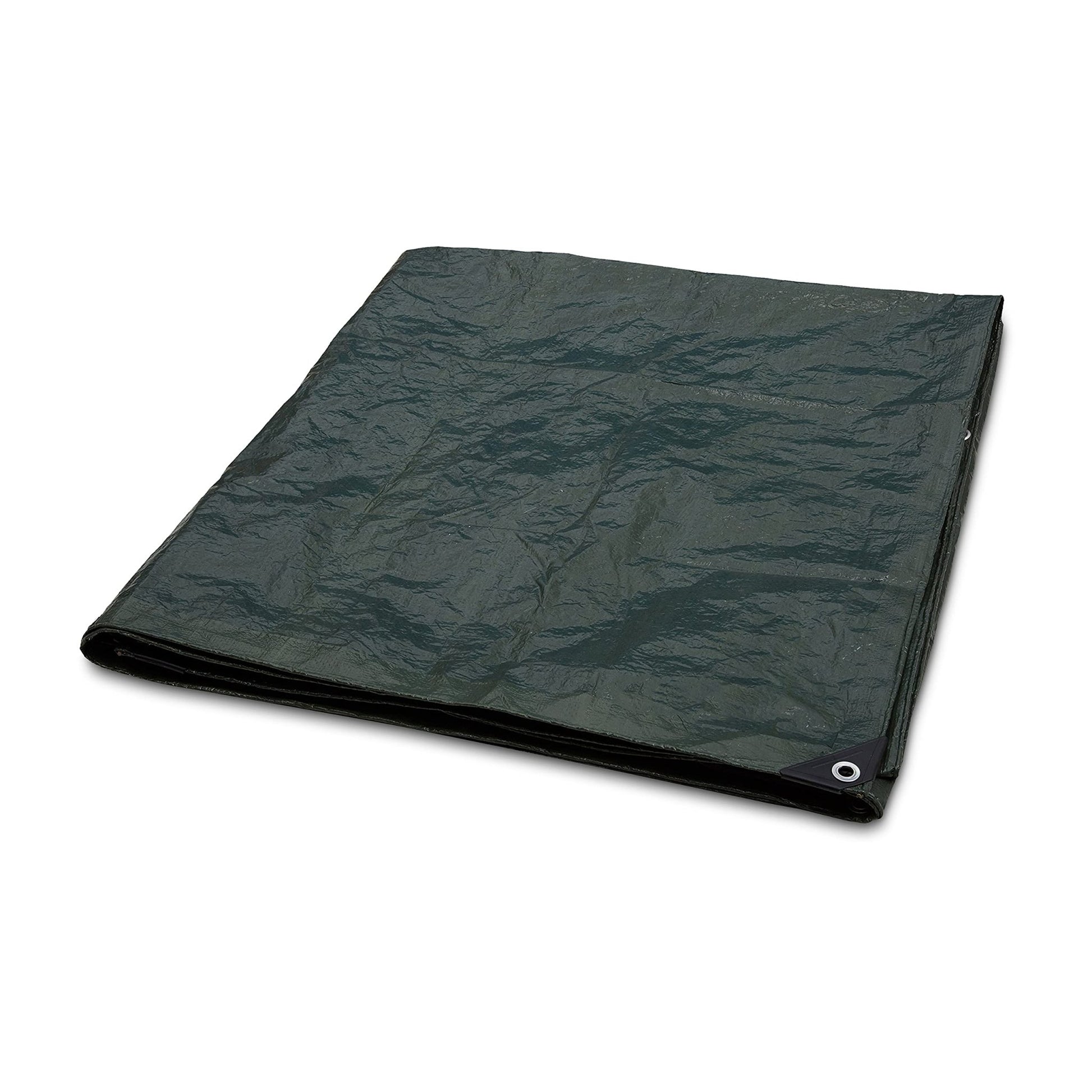 Waterproof Multipurpose Camping Tarp, Tear Resistant with Reinforced Edges, Protective Cover,Green - Morrowden