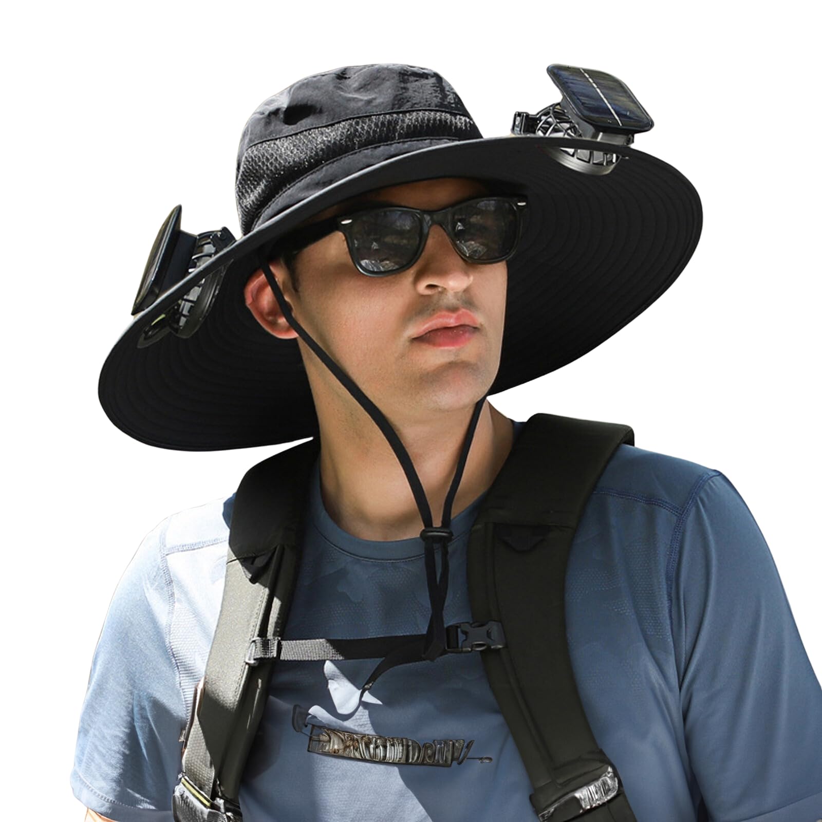 Wide Brim Solar Fan Hat – UPF 50+ Bucket Hat for Men & Women - Morrowden