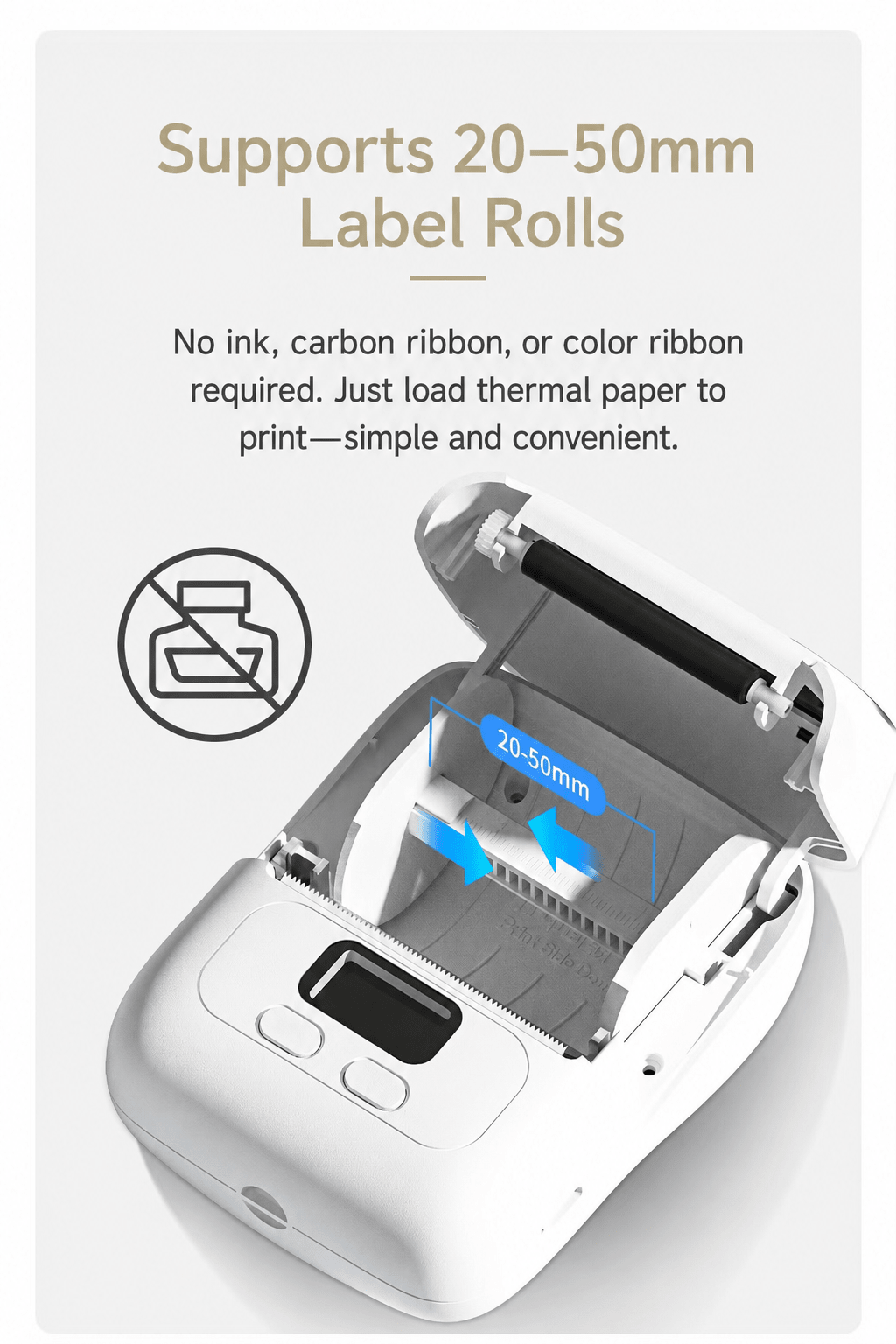 Wireless Thermal Label Printer with App - Morrowden