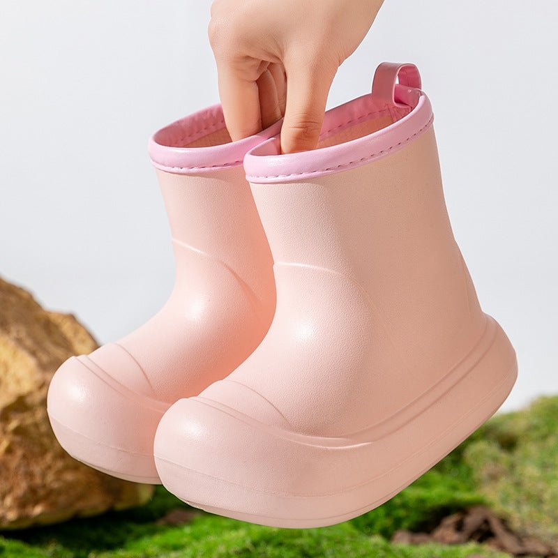 Women’s Waterproof Rain Boots – Fashionable Short Ankle Boots with Non-Slip Sole for Rainy Days & Outdoor Activities - Morrowden