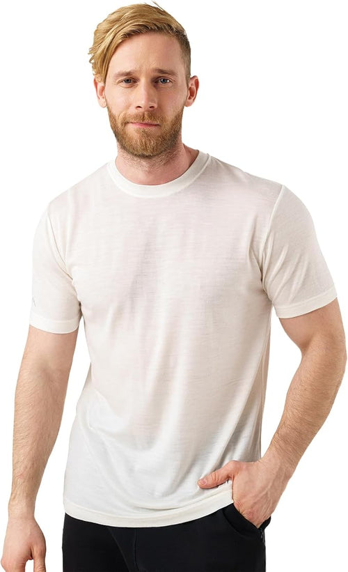 Wool T-Shirt Mens - 100% Wool Undershirt Lightweight Base Layer - Morrowden