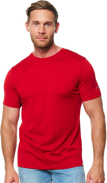 Wool T-Shirt Mens - 100% Wool Undershirt Lightweight Base Layer - Morrowden